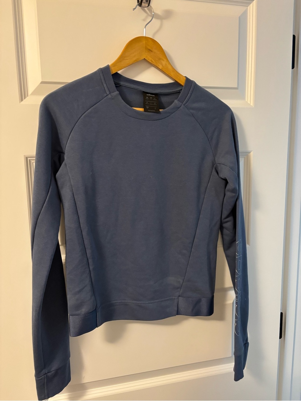 adidas Women's Long Sleeve Crewneck Sweatshirt in Slate Blue